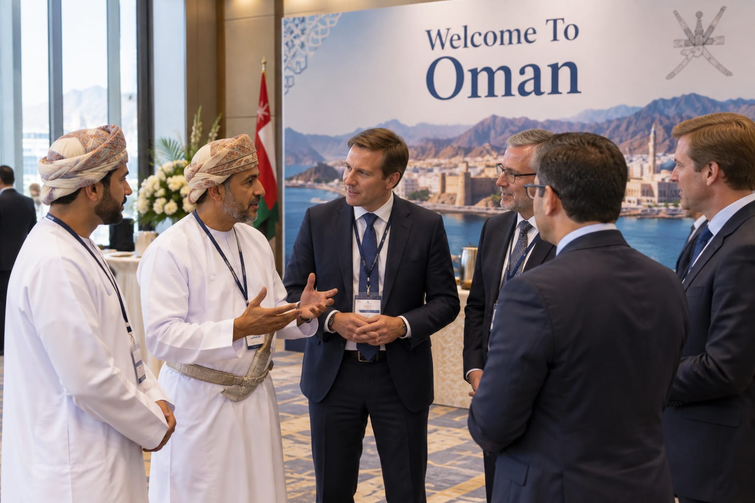 International business leaders meeting in Oman